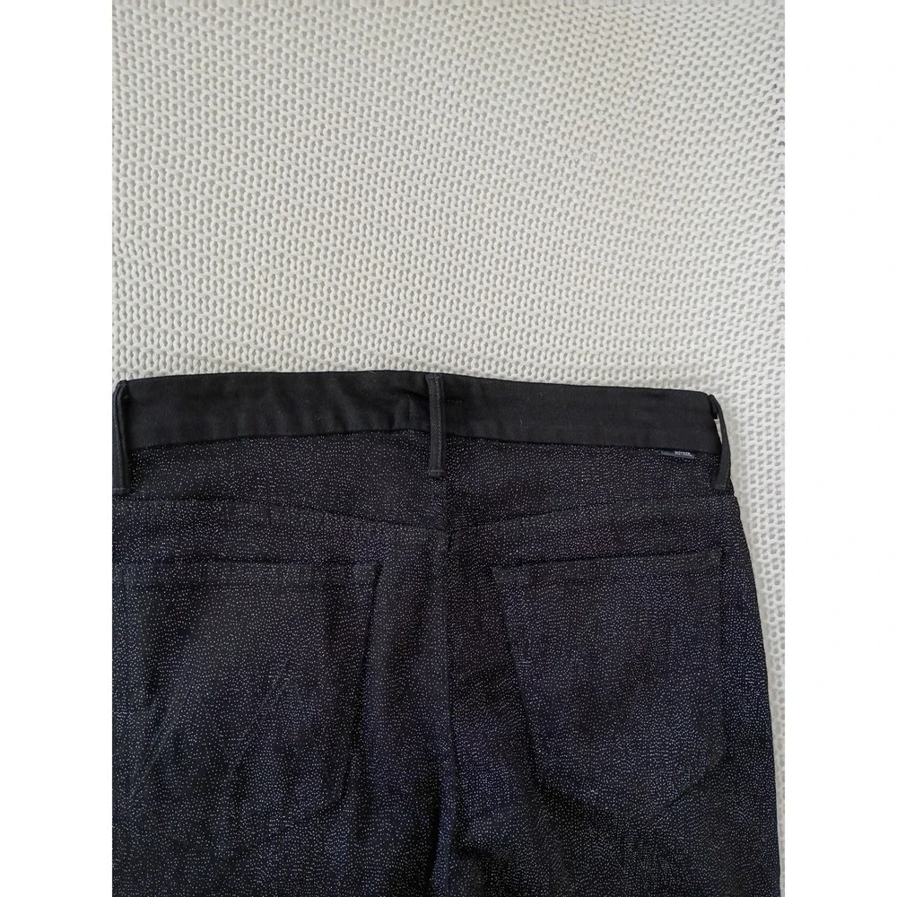 MOTHER Looker High Waisted Skinny Jeans Diamond In The‎ Rough Side Stripe 30x30